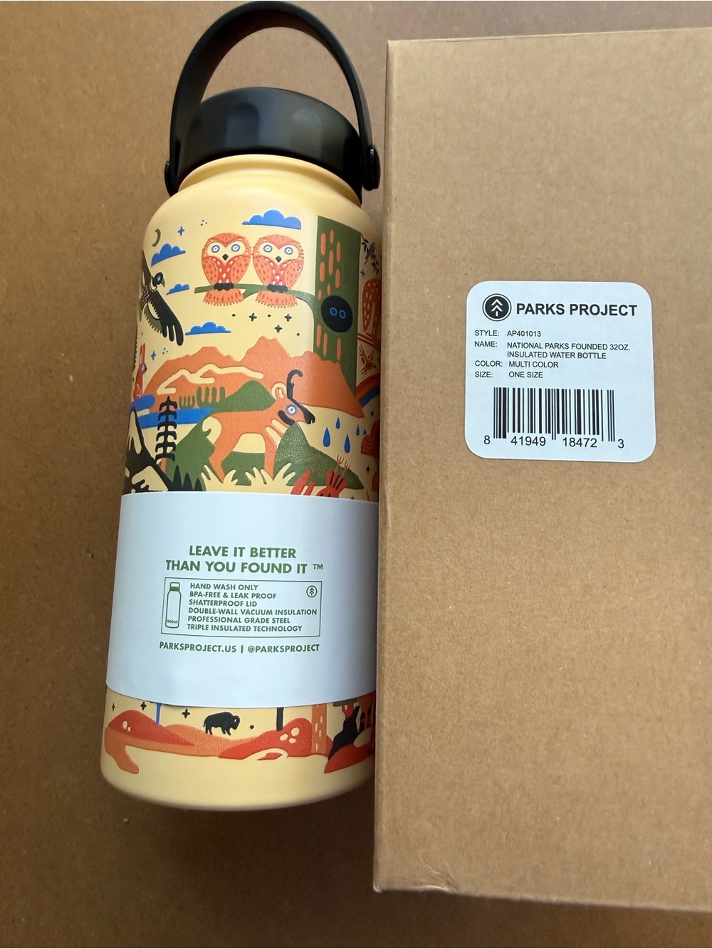 NWT Parks Project Insulated Water Bottle - Picture 5 of 8